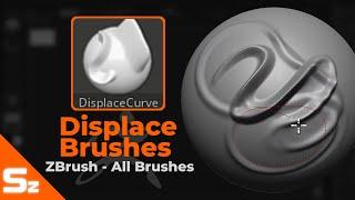 Displace Brushes: ZBrush All Brushes