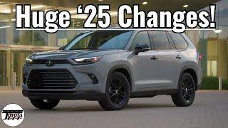 HUGE 2025 Toyota Grand Highlander Changes: New Trims, Colors, Features