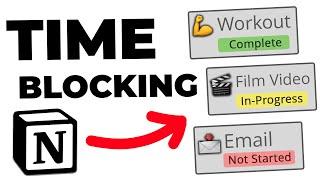 Easily Set-Up Notion Timeblocking | Try this Notion Planning Method! ⌚