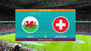  Wales vs Switzerland  | UEFA Euro 2020 (12/06/2021) | PES 2021