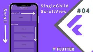 SingleChildScrollView in flutter   | make Scrollable row or Colomn  | Flutter #04