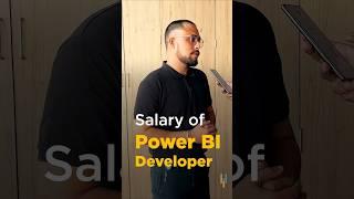 Salary of Power BI Developer #shorts  #simplilearn