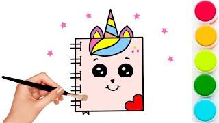 How To Draw a Cute Unicorn Drawing Book Easy Drawing For Kids & Toddlers║ Step By Step ║Arts