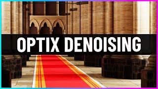 OptiX Denoising and Adaptive Sampling (Blender 2.83)