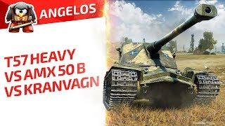 T57 heavy vs AMX 50 B vs Kranvagn