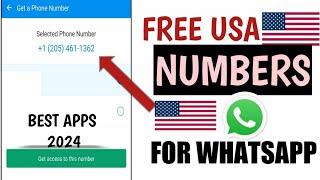Best App To Get Free USA Number For All Verifications 2024 || Get Free Number in 2 Minutes