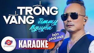 TRỐNG VẮNG (KARAOKE BẢN PHỐI MỚI) - JIMMY NGUYỄN || Những lúc gặp nhau Anh đâu nào có biết