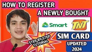 SMART/TNT SIM REGISTRATION 2024| MAS MADALI NA ANG MAGREGISTER KUNG IKUMPARA DATI | Small King Vlogs