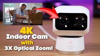 eufy Indoor Cam S350 4K Security Camera With Two Lenses and 3x Optical Zoom!