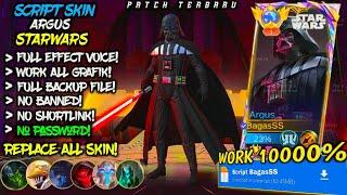 NEW!! Script Skin Argus Starwars No Password Mediafire - Full Effect Voice - Patch Terbaru