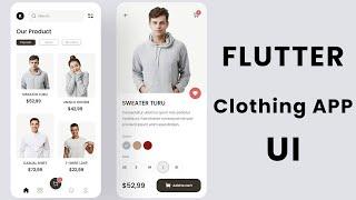 FLUTTER Clothing APP UI