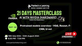 Day 14 - Pretrained models overview - VGG, Resnet, F-CNN, U-net