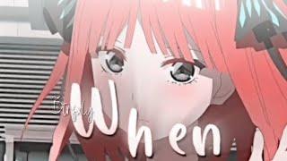 Nino – Not thinking of you || Daddy/Raw style || Anime 『AMV』edit || Collab with @SourPop93