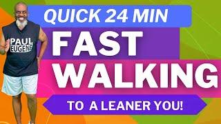 Quick Fast Power Walk Cardio Burst | To A Leaner You!