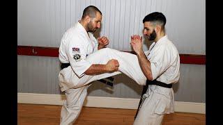 Kyokushin Karate - Kicking from Close Range with Simeon Kyurchiev