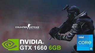 GTX 1660 6GB + i5 9400f + 16GB RAM Test in Counter Strike GO (1080p)