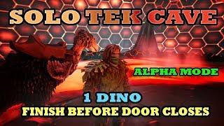 How to solo the Tek cave on alpha mode super fast : option 2