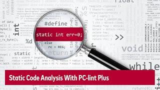 PC-lint Plus | Static Code Analysis for C and C++