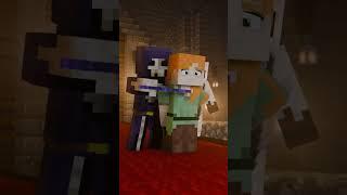 Bro Messed Up  #minecraft #herobrine #entity #steve #alex #shorts