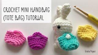 Mini Handbag (Tote Bag) Crochet Tutorial Easy