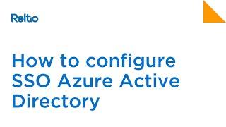 How to configure SSO Azure Active Directory