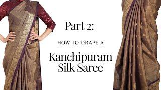 Drape a Silk Saree | varamahalakshmi saree draping | how to drape saree | Tia Bhuva