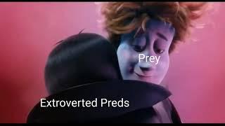 Extroverted Preds Vs. Introverted Preds