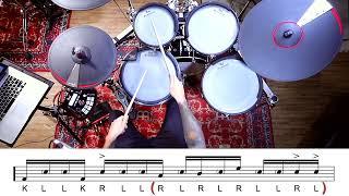 Sneaky Tom Groove Exercise | Drum Lesson