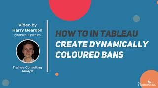 How to in Tableau in 5 mins: Create Dynamically Coloured BANs