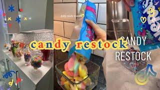 Candy restock || organizing and restocking ASMR || Tiktok compilation 