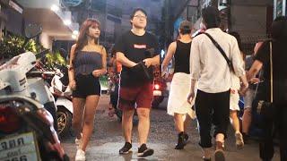 Thailand Pattaya nightlife street scenes. So many freelancers!