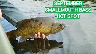 September Smallmouth Fishing (Little Known Hot Spot)