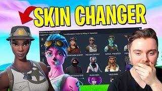 Ich benutze ein SKIN CHANGER in Fortnite mit RECON EXPERT und VERARSCHE Zuschauer!