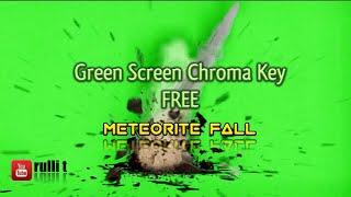 Green Screen - METEOR FALL animation  Chroma key
