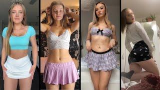 Hottest TikTok Compilation of Short Skirts , Mini Skirts & Micro Skirts | August 2022