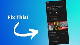 How to fix Device not compatible problem on apex legends mobile