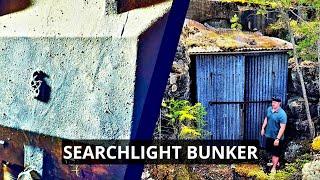 Exploring an Old Searchlight Bunker: Secrets of a WWII Defense Site