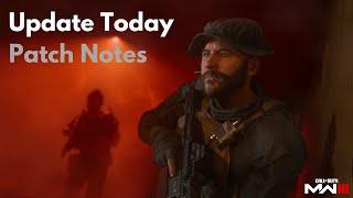 Modern Warfare 3 (Beta) Patch Notes (October 7, 2023)