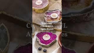 #CheeseBoard: so many pure #agate platters to choose from!