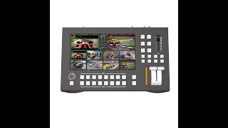 Built-in 11.6 inch LCD 8 channel live streaming video switcher