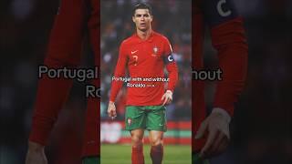 Portugal with and without Ronaldo