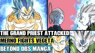 Beyond Dragon Ball Super: The Grand Priest Attacked! Primal Vegeta Blue Vs Merno Climax!