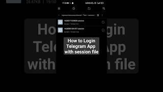 How to Login Telegram App With Session file #telethon #tutorial #script #tools #termux #python #free