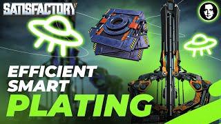 Efficient Smart Plating Factory Tutorial & The Space Elevator - Satisfactory New Player Guide EP8
