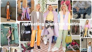 recreating pinterest outfits with thrift clothes  SPRING EDITION 