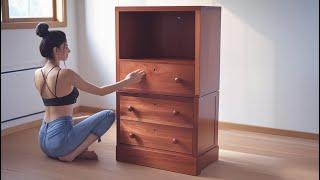 Make a Cherry Wood side Cabinet