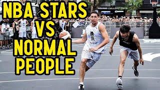 NBA Stars vs Regular People MiX