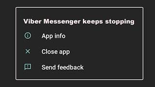 How To Fix Rakuten Viber Messenger App Keeps Stopping problem in Android Phone