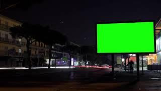 Green screen billboard