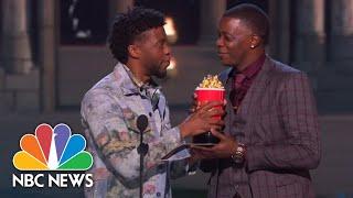 'Black Panther' Star Hands Over His MTV Award To James Shaw Jr. Waffle House Hero | NBC News